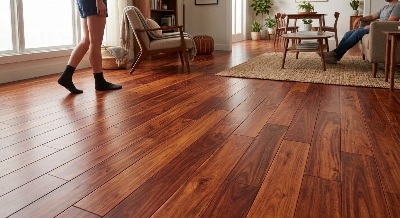 Cherry Floor Installation in Hallandale, FL