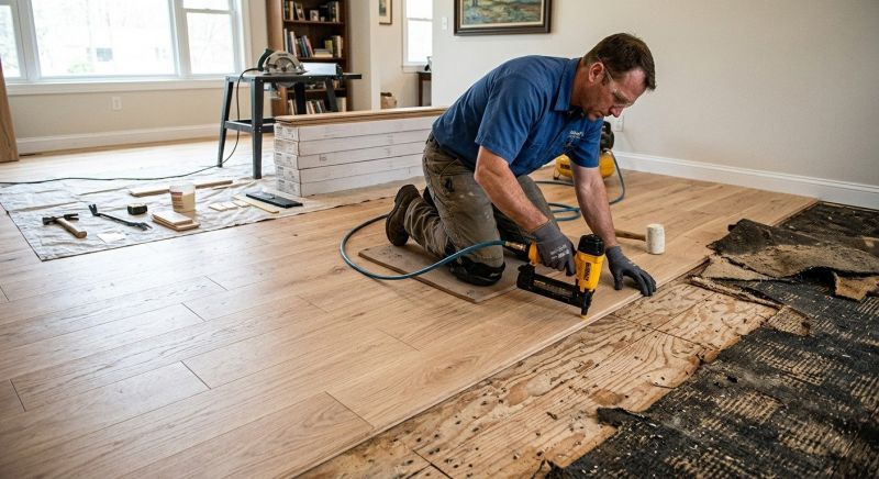 Finished Floor Installation in Pompano Beach, FL