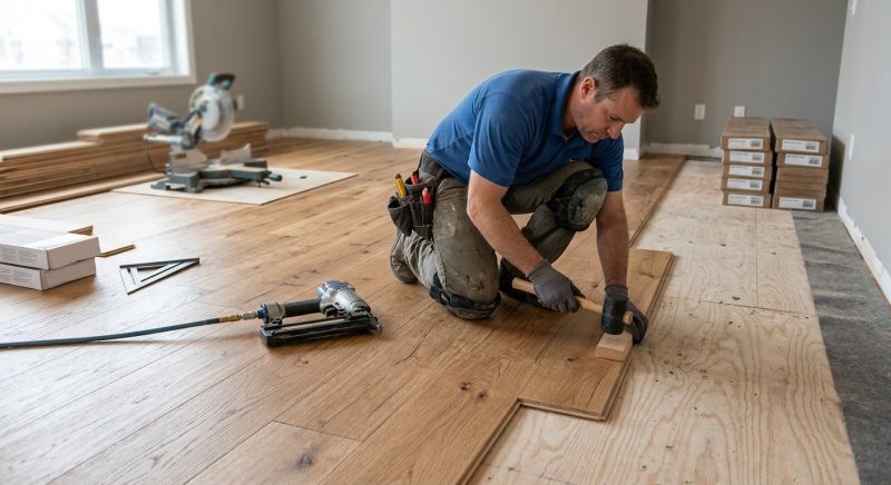 Hardwood Floor Installation in Pompano Beach, FL