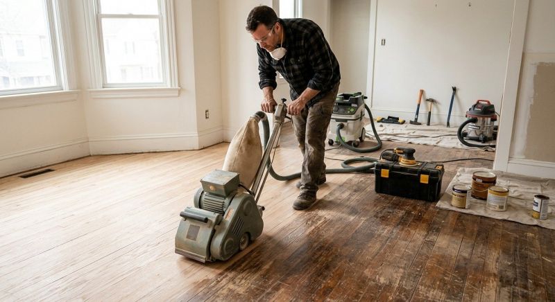 Hardwood Floor Renovation in Pompano Beach, FL