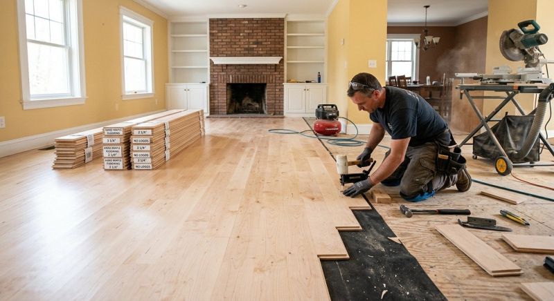Maple Flooring Installation in Hallandale, FL