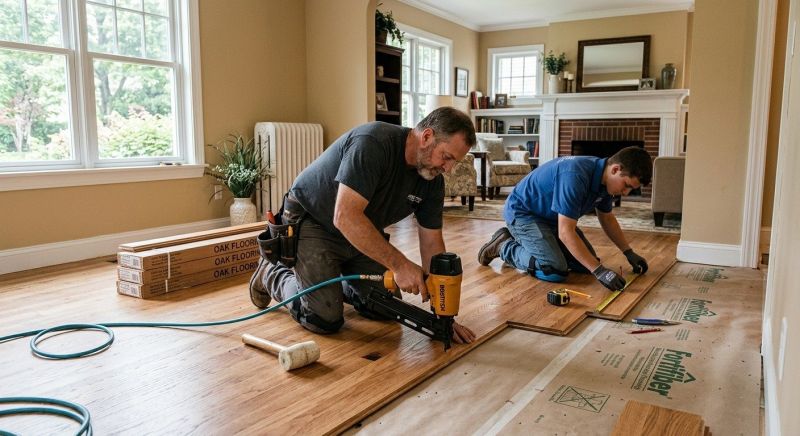 Oak Floor Installation in Boynton Beach, FL