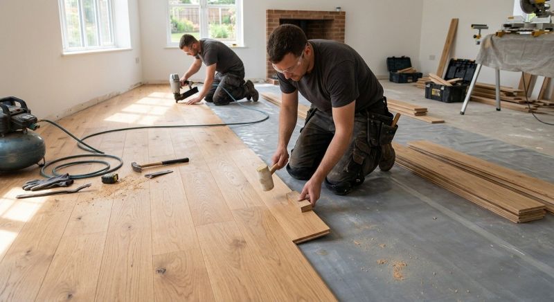 Oak Floor Installation in Hallandale, FL