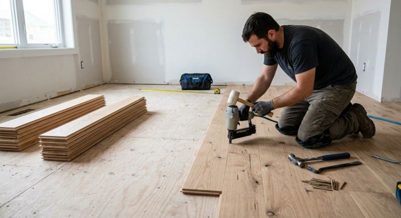 Oak Floor Installation in Pompano Beach, FL