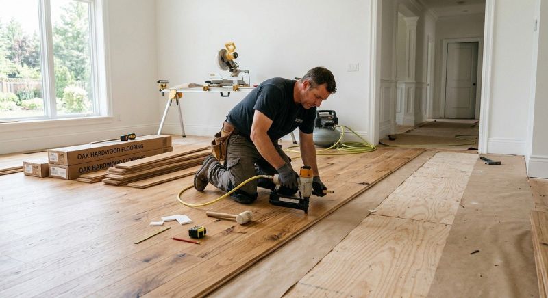 Oak Floor Installation in Opa Locka, FL
