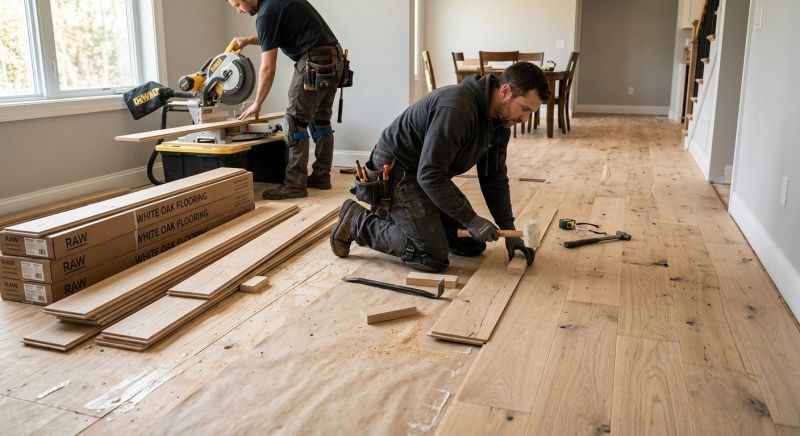 Oak Floor Replacement in Pompano Beach, FL