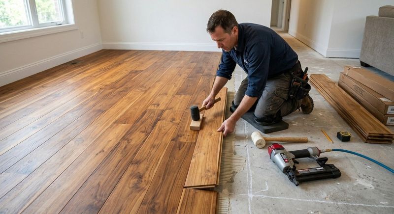 Parquet Flooring Installation in Pompano Beach, FL