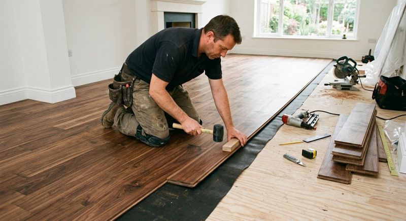 Walnut Flooring Installation in Pompano Beach, FL