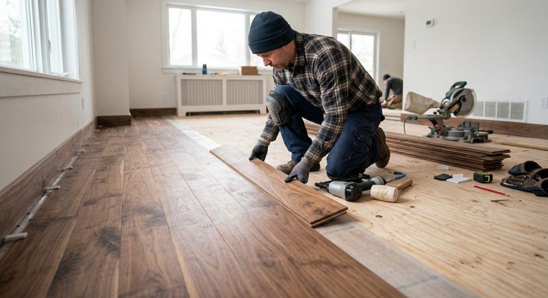 Wide Plank Floor Installation in Pompano Beach, FL