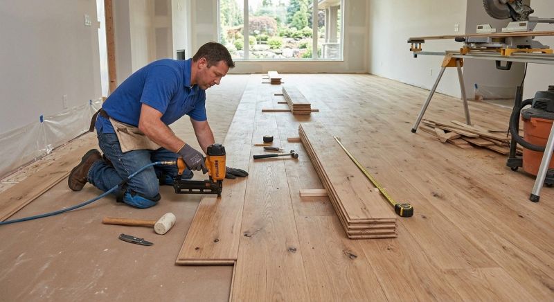 Wide Plank Floor Installation in Pompano Beach, FL