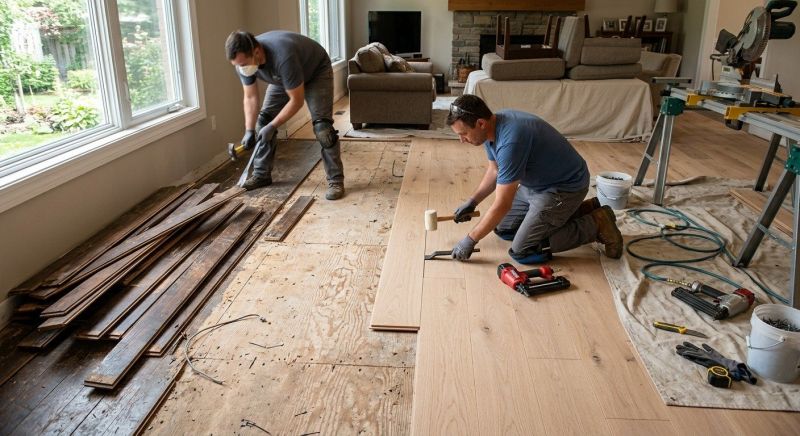 Wood Floor Replacement in Pompano Beach, FL